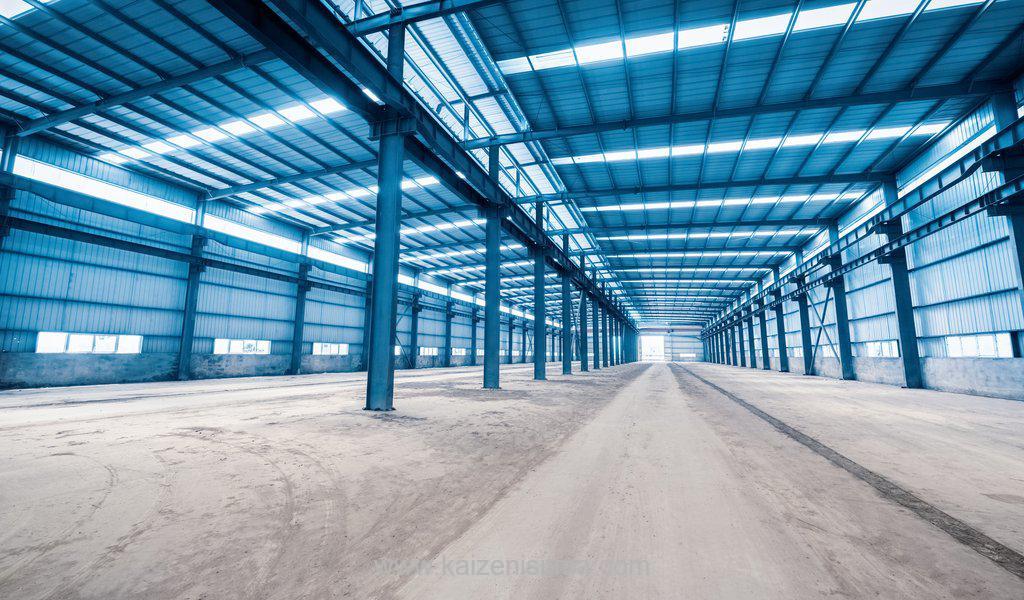 empty steel structure building roof heating solutions
